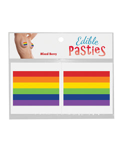 Pasties Edible - Rainbow Flag (Berry)