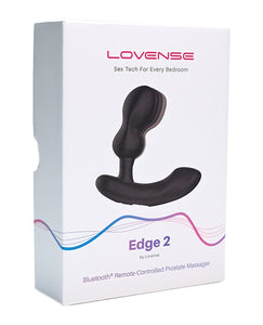 Lovense Edge 2 Flexible Prostate Massager  (Black)