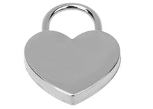 Load image into Gallery viewer, Heart Shaped Lock (Chrome)
