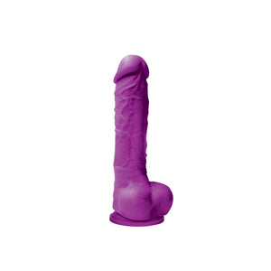 Colours Pleasures Silicone Dildo 5 inch (Purple)