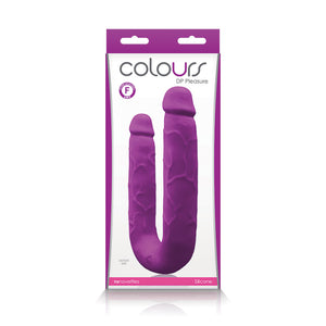 Colours Double Pleasures Dildo (Purple)