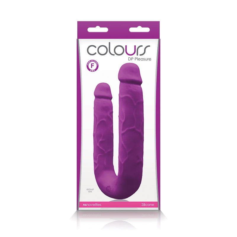 Colours Double Pleasures Dildo (Purple)