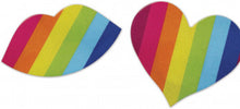 Load image into Gallery viewer, Pasties Nipplicious - Hearts and Lips (Rainbow)
