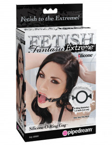 Fetish Fantasy O-Ring Gag - 1.5in Diameter (Black)