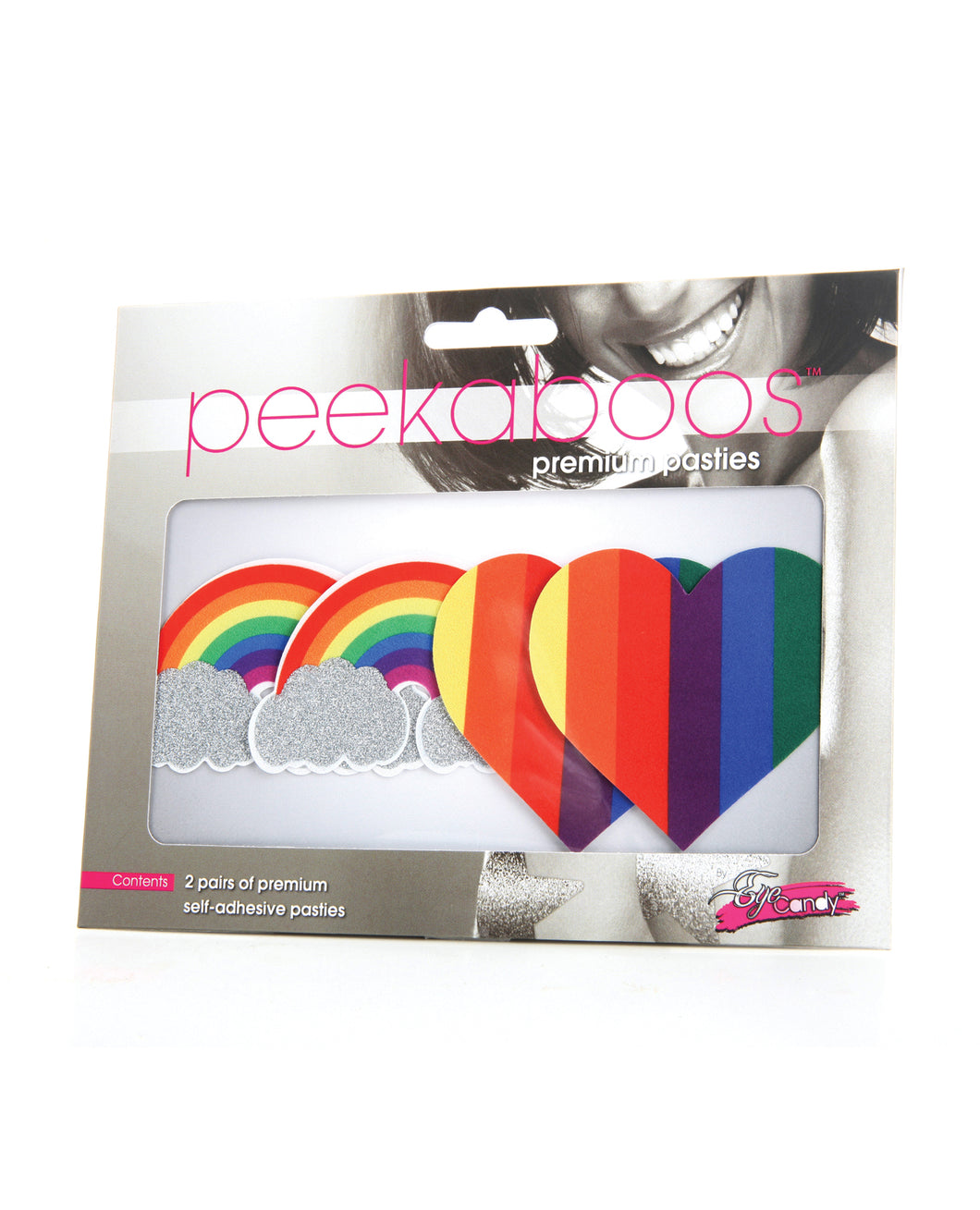 Peekaboos Pride Glitters Rainbows & Hearts (2 Pack)