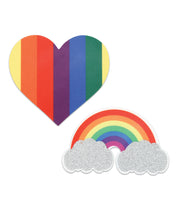 Load image into Gallery viewer, Peekaboos Pride Glitters Rainbows &amp; Hearts (2 Pack)
