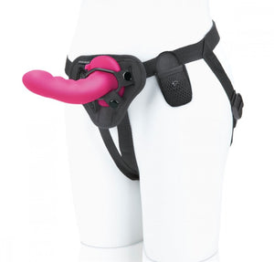 Pegasus Curved Ripple Peg & Harness Set - 6 inch (Pink)