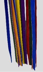 Bare Leatherworks - Full Cow Flogger (Rainbow)