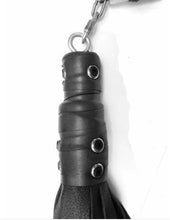 Load image into Gallery viewer, Bare Leatherworks - Rotator Cow Flogger (Purple/Black)
