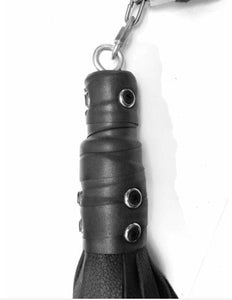 Bare Leatherworks - Rotator Cow Flogger (Purple/Black)