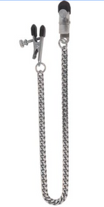 Broad Tip Clamp with Jewel Chain