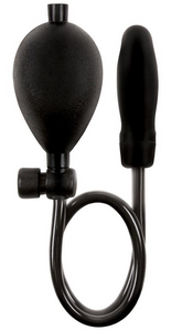 Anal Fantasy Inflatable Silicone Plug (Black)