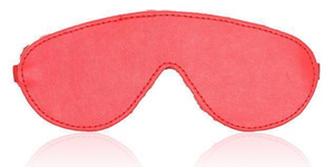 Blindfold Faux Leather (Red)