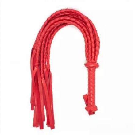 Braided Flogger (Red)