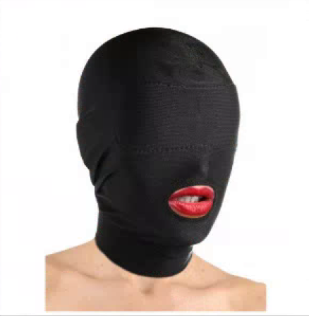 Hood Open Mouth with Blindfold