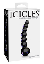 Load image into Gallery viewer, Icicles No 66 - Glass Dildos (Black)
