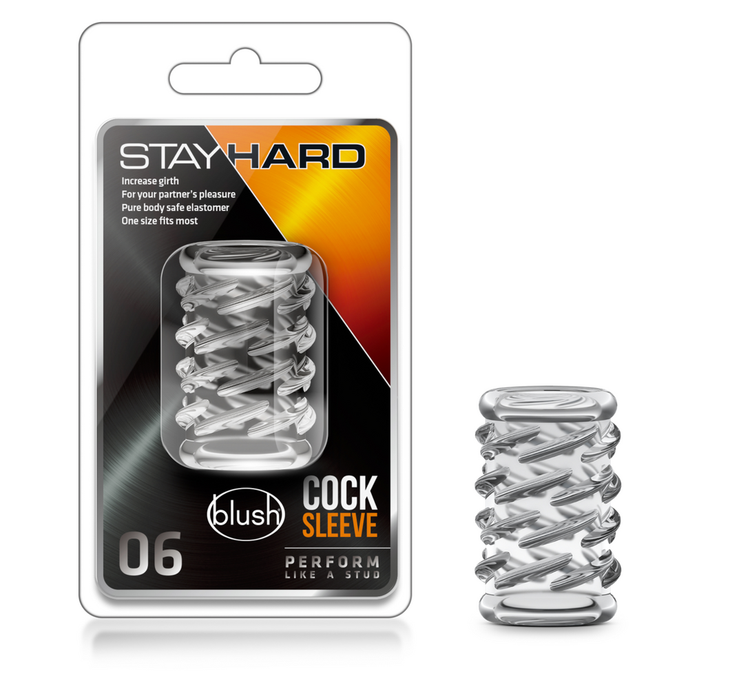 Stay Hard Cock Sleeve 06 Clear(Clear)