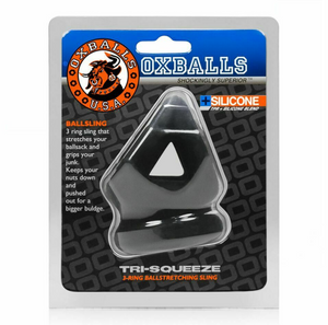 Oxballs - Tri-Squeeze Cock Cage (Black Ice)