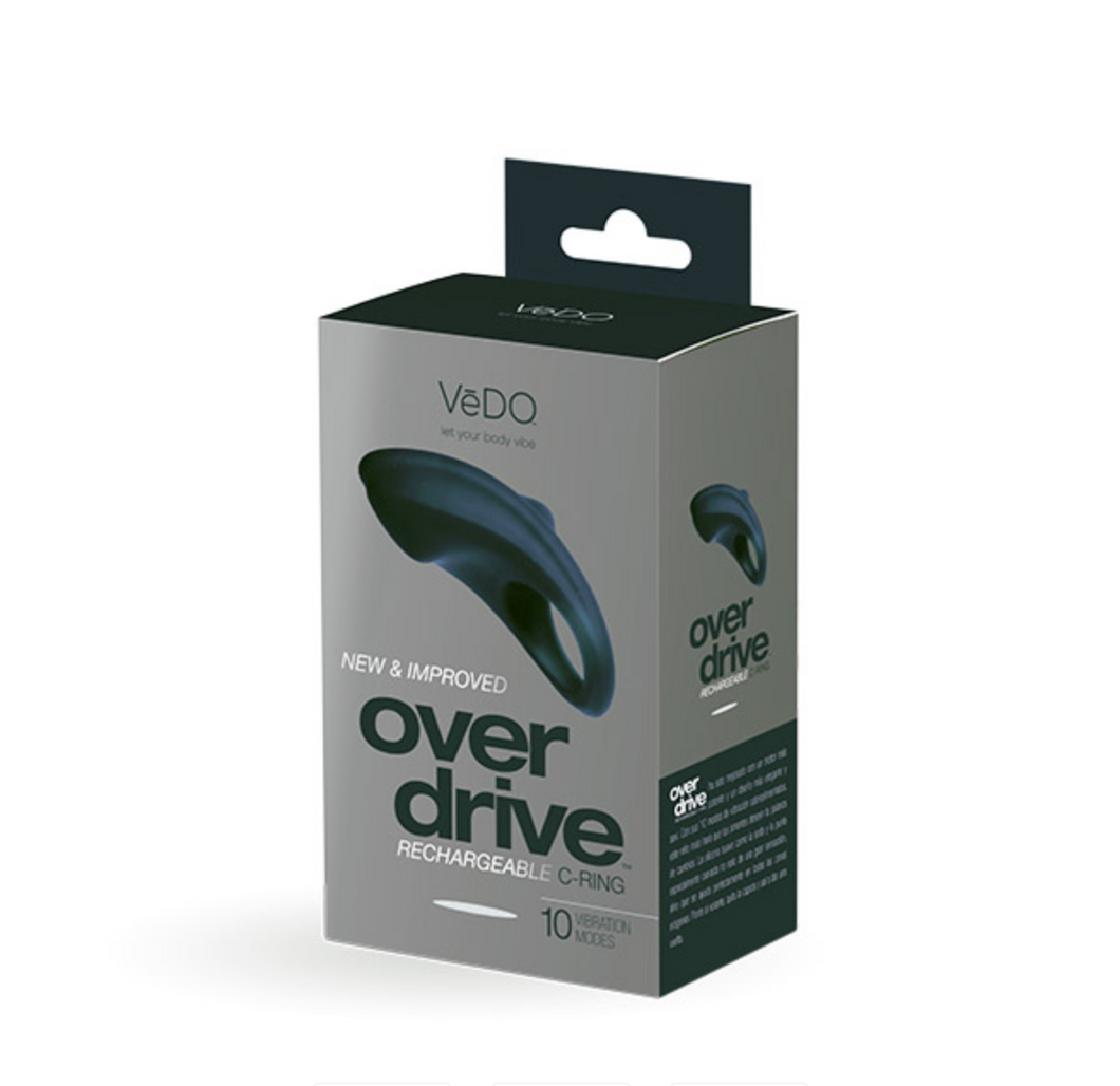 VeDo Over Drive Vibrating Cock Ring (Black)