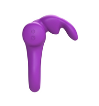 Load image into Gallery viewer, VeDo Frisky Bunny Cock Ring (Purple)
