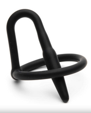 Load image into Gallery viewer, Sport Fucker Cock Ring Plug (Black)
