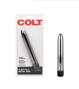 COLT Multispeed Metal Vibrator - 6.25 inch (Silver)