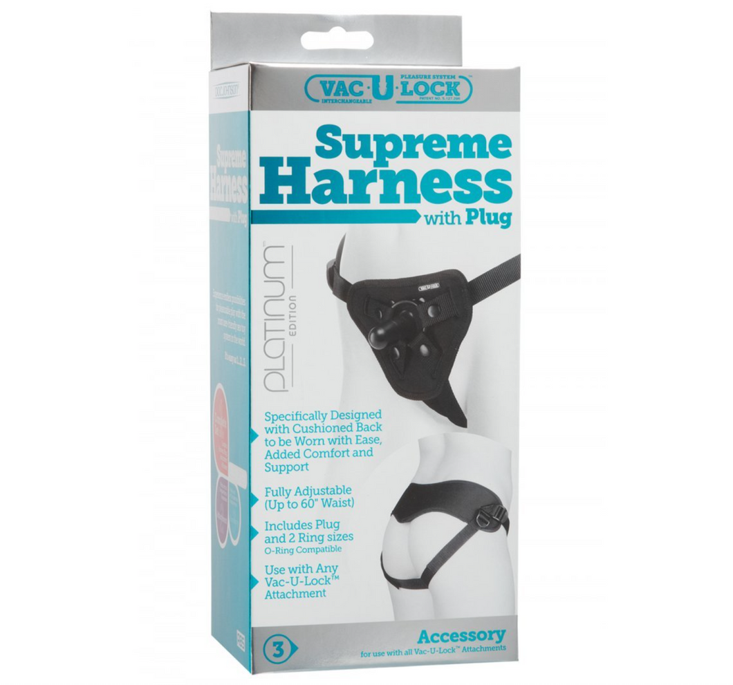 Vac-U-Lock Supreme Harness (Black)