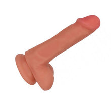 Load image into Gallery viewer, Thinz 7 Inch Slim Dildo with Balls (Light)
