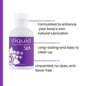 Sliquid Naturals Silk - 4.2oz (Hybrid)