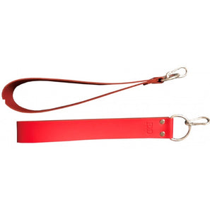 Stirrups, Leather w/Carabiners (Red)