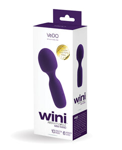 VeDo Wini Rechargeable Mini Wand (Purple)