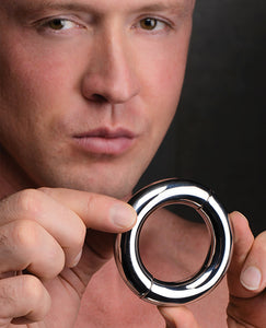 Mega Magnetize Stainless Cock Ring 1.75 inch