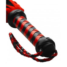 Load image into Gallery viewer, Short Suede Flogger (Red/Black)
