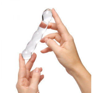 Double Sided Petite Crystal Dildo (Clear)