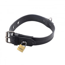 Load image into Gallery viewer, Strict Leather Lock Collar - One Size
