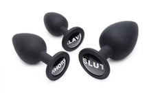 Load image into Gallery viewer, Dirty Words Anal Plug - Set of 3
