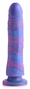 Magic Stick Glitter Silicone Dildo - 9.5 Inch (Purple)