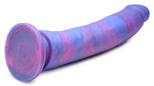 Magic Stick Glitter Silicone Dildo - 9.5 Inch (Purple)