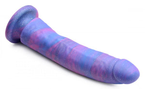 Magic Stick Glitter Silicone Dildo - 9.5 Inch (Purple)