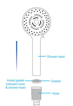 Load image into Gallery viewer, Shower Head with Silicone Enema Nozzle
