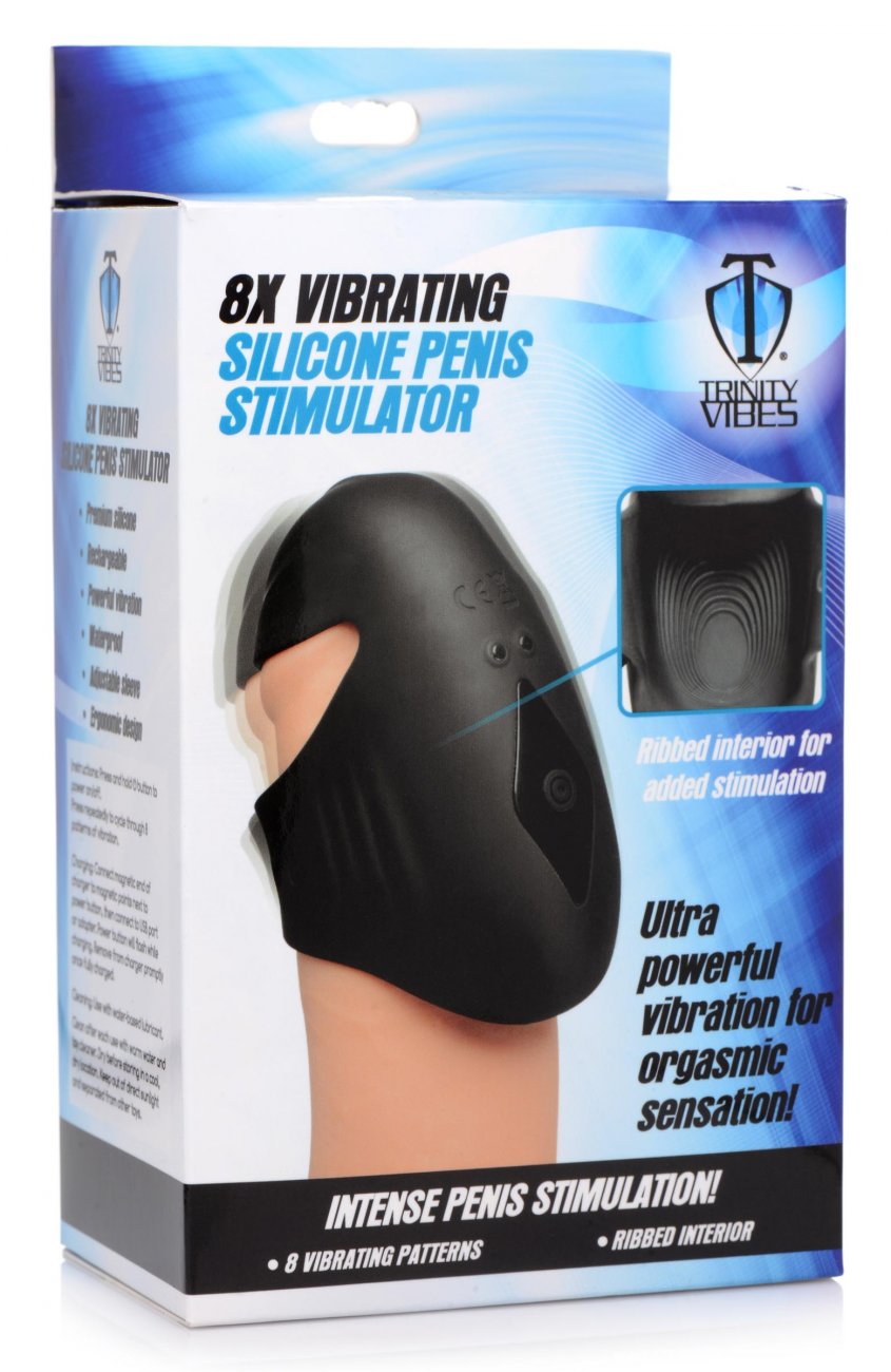 Penis Head Stimulator Vibrating - 8X