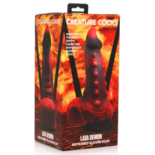 Load image into Gallery viewer, Creature Cock Lava Demon Nubbed Dildo
