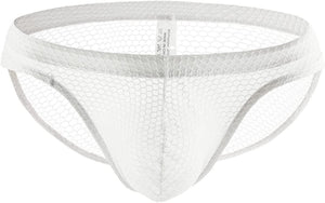 Mesh Briefs - XXL (White)