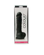 Load image into Gallery viewer, Colours Pleasures Silicone Dildo - 5 inch (Black)
