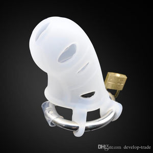 Chastity Device Silicone - Small/Medium (Clear)
