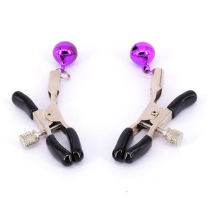 Nipple Clamp with Bell - Adjustable (Assorted Colors)