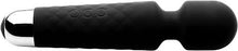 Load image into Gallery viewer, Deep Velvet 18x Silicone Massage Wand (Black)
