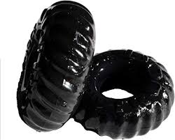 Oxball TruckT Cock Ring - Set of 2 (Black)