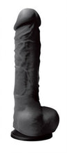 Load image into Gallery viewer, Colours Pleasures Silicone Dildo - 5 inch (Black)
