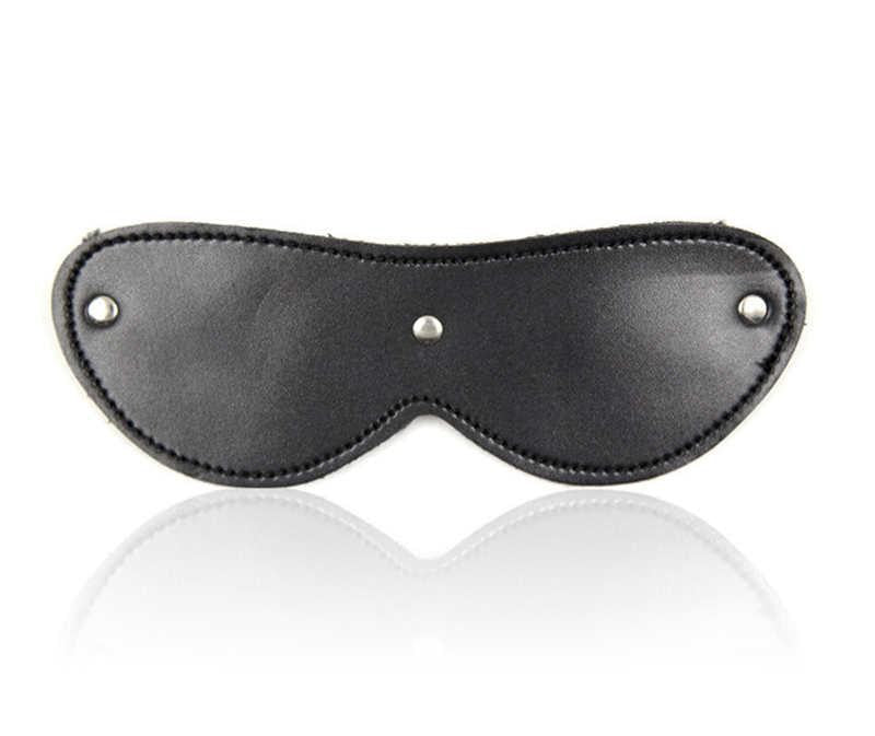 Blindfold Faux Leather (Black)